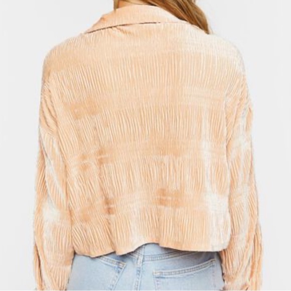 Plisse Long-Sleeve Shirt - Picture 3 of 5